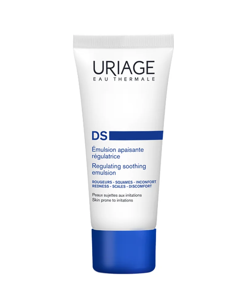 Envase de DS Emulsión sobre fondo blanco