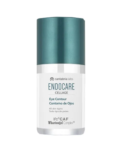 Envase de Endocare Cellage Contorno de Ojos sobre fondo blanco