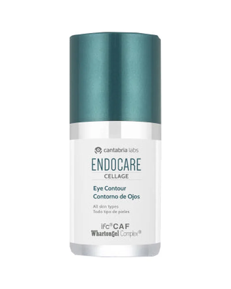 Envase de Endocare Cellage Contorno de Ojos sobre fondo blanco