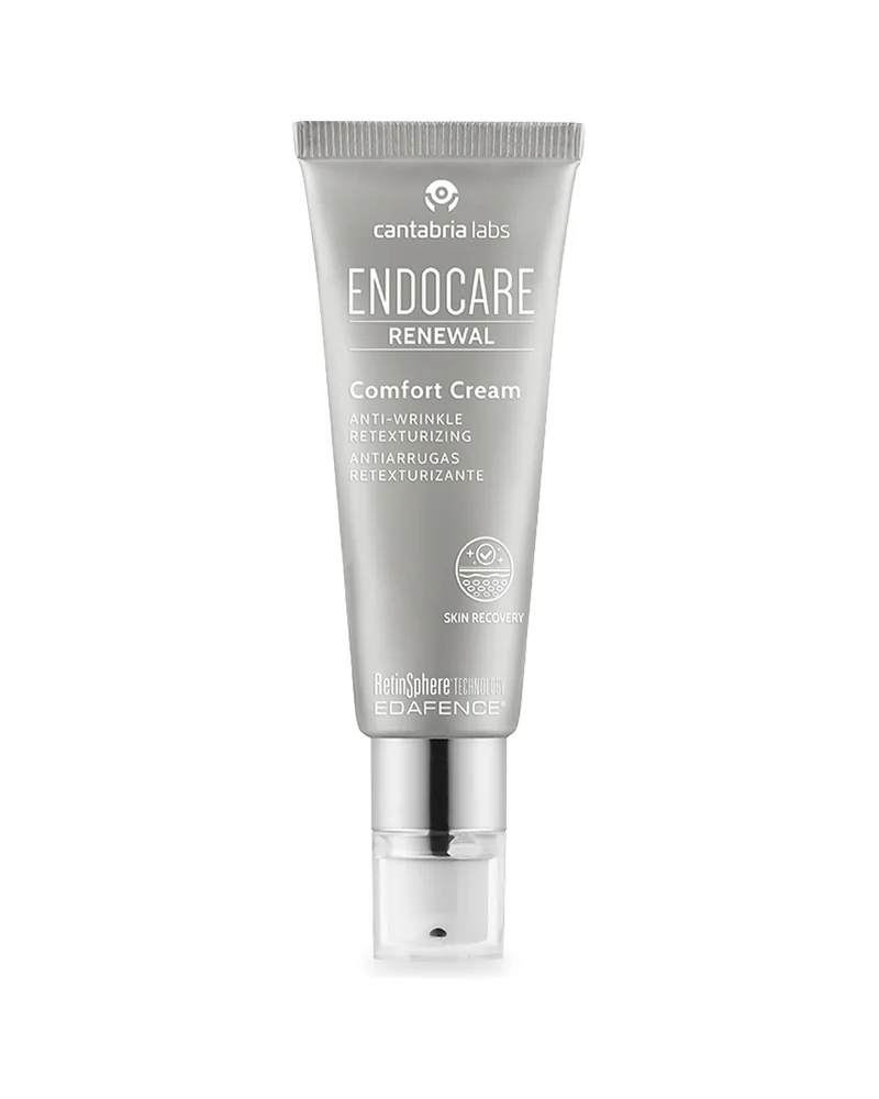 Envase de Endocare Renewal Comfort Cream sobre fondo blanco