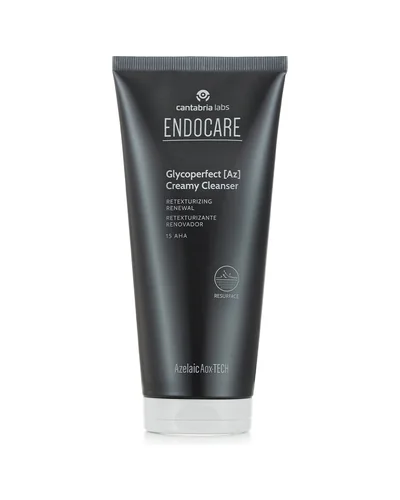 Envase de Endocare Renewal Glycoperfect Creamy Cleanser sobre fondo blanco