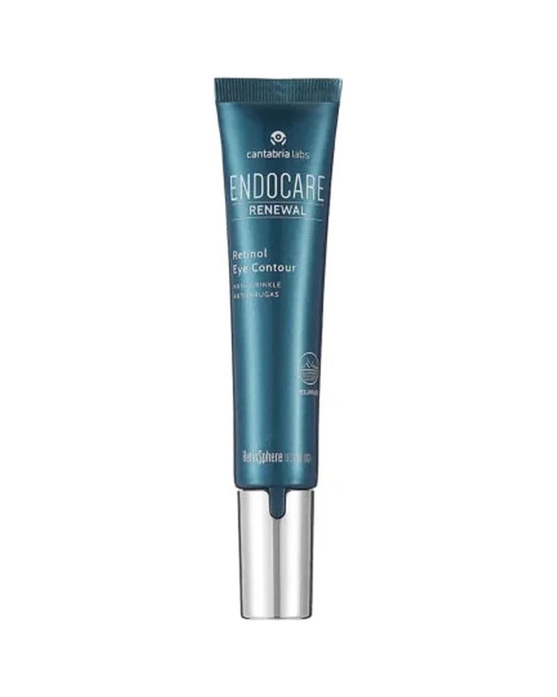 Envase de Endocare Renewal Retinol Contorno de Ojos sobre fondo blanco