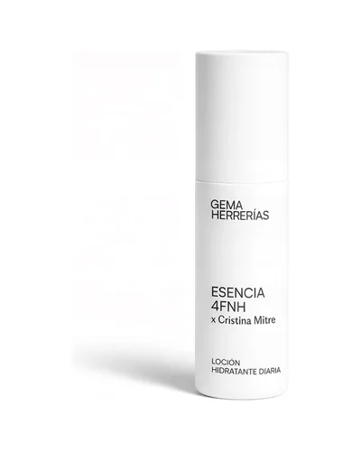 Envase de Esencia 4FNH sobre fondo blanco
