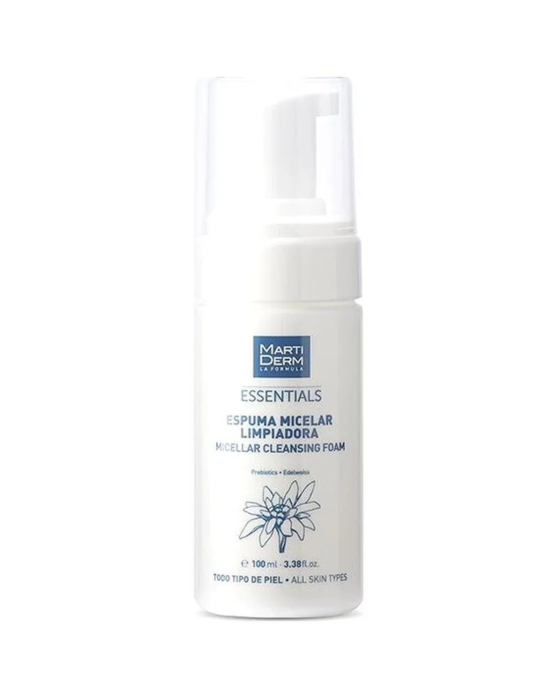 Envase de Espuma Micelar sobre fondo blanco