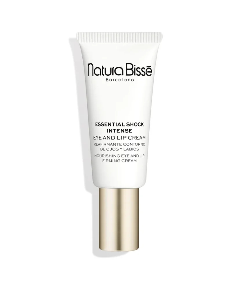 Envase de Essential Shock Intense Eye and Lip Cream sobre fondo blanco