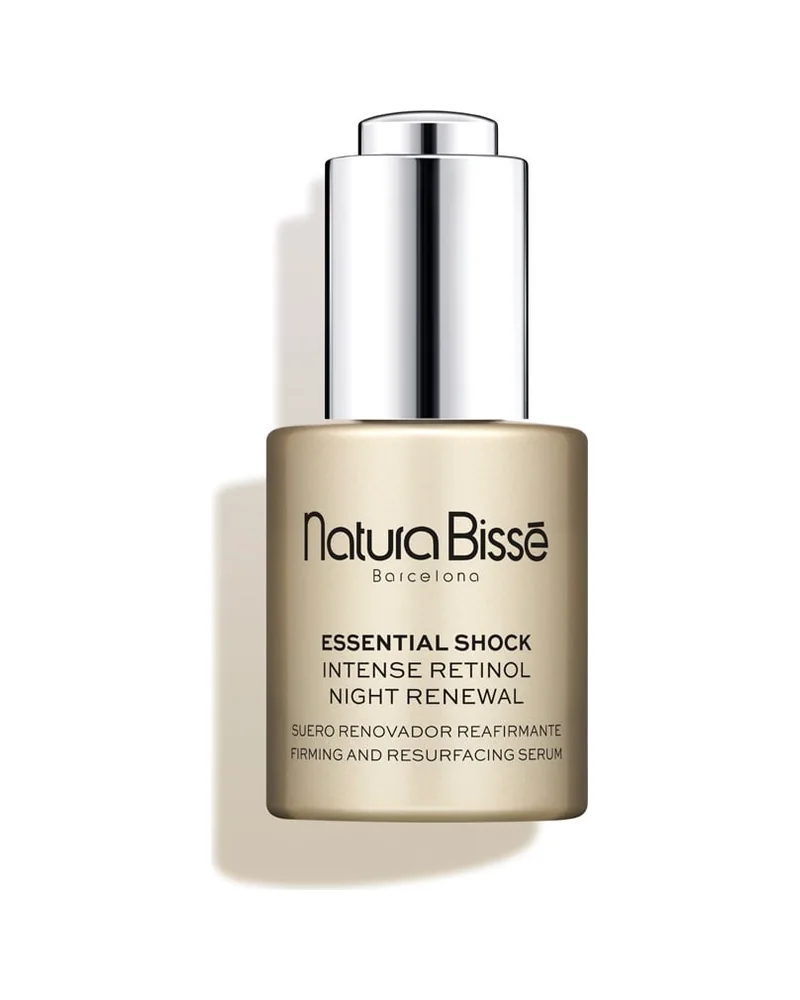 Envase de Essential Shock Intense Retinol Night Renewal sobre fondo blanco