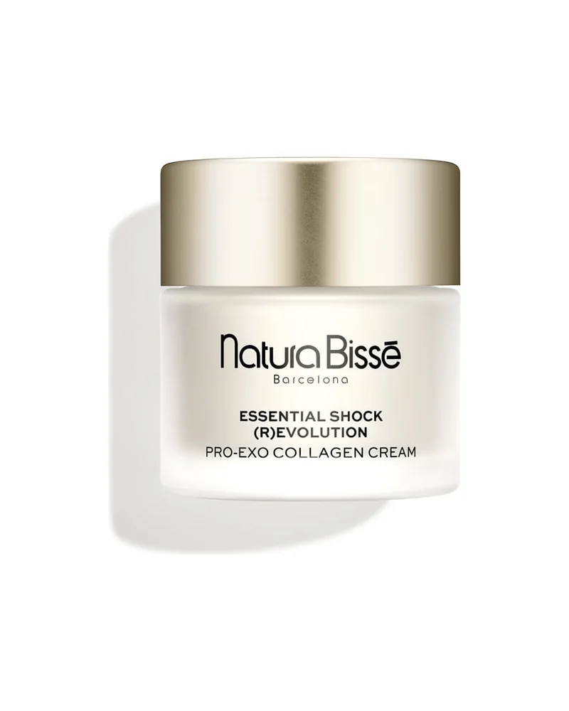 Envase de Essential Shock (R)Evolution Pro-Exo Collagen Cream sobre fondo blanco