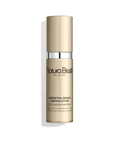 Envase de Essential Shock (R)Evolution Pro-Exo Collagen Matrix sobre fondo blanco