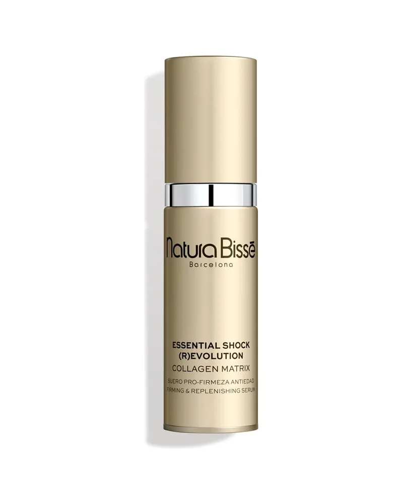 Envase de Essential Shock (R)Evolution Pro-Exo Collagen Matrix sobre fondo blanco