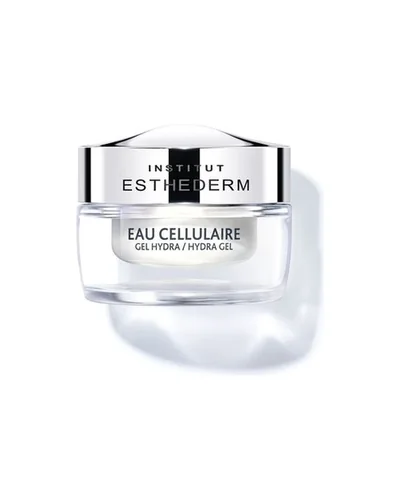 Tarro de Eau Cellulaire Hydra-Plumping Gel sobre fondo blanco