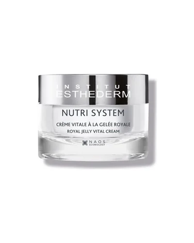 Tarro de Nutri System Crème Vitale Gelée Royale sobre fondo blanco