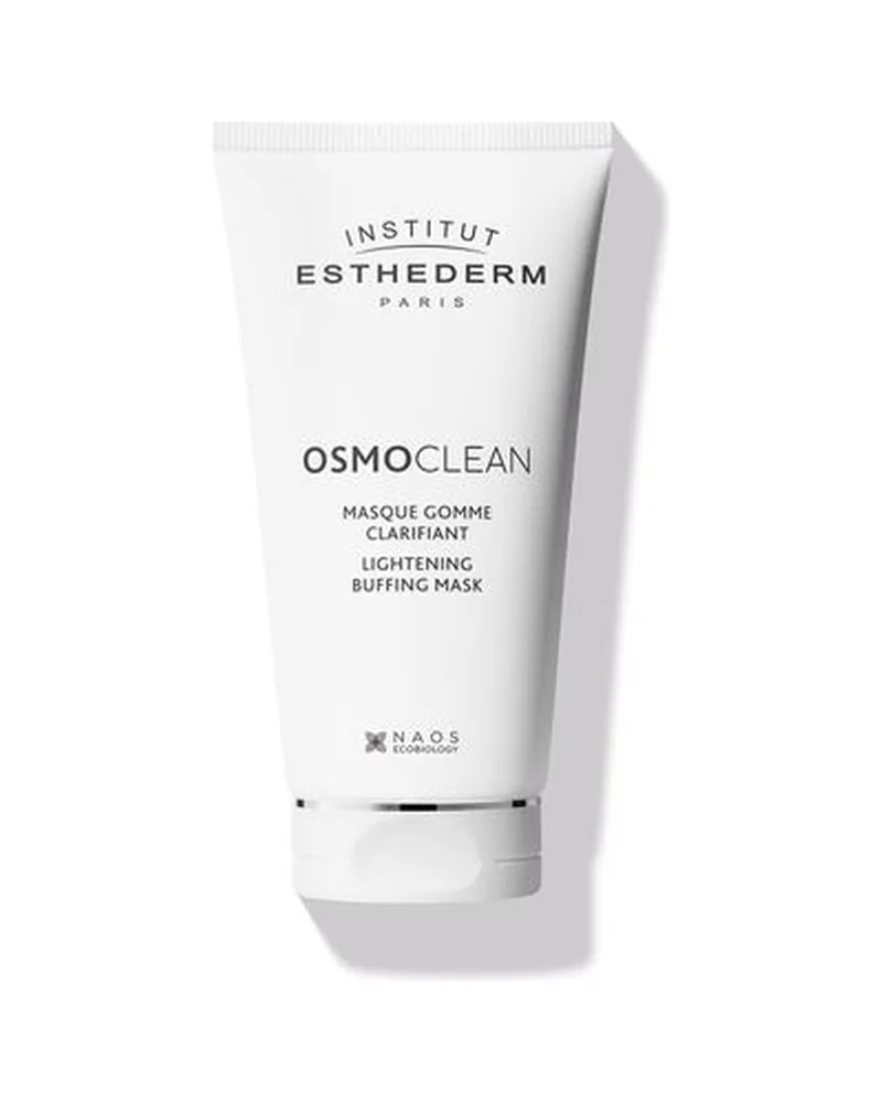 Tubo de Osmoclean Masque Gomme Clarifiant sobre fondo blanco