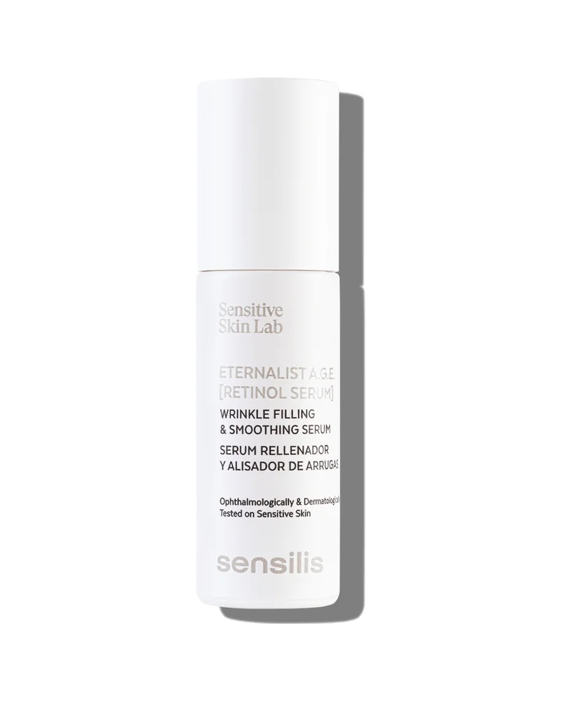 Envase de Eternalist A.G.E. Retinol Serum sobre fondo blanco
