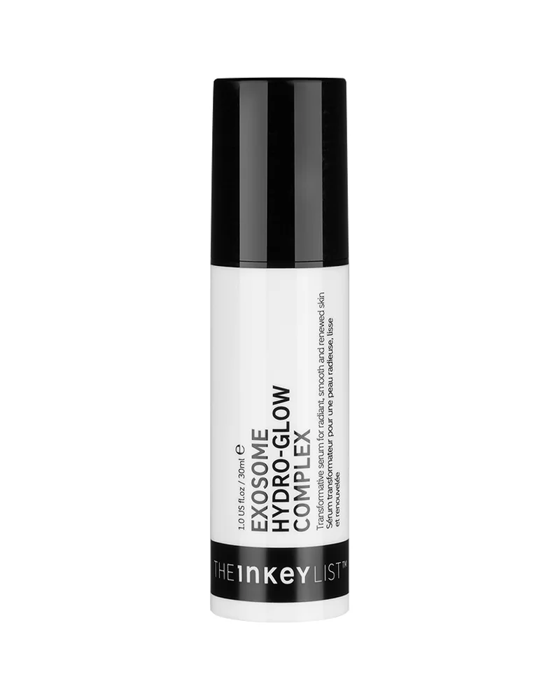 Envase de Exosome Hydro-Glow Complex sobre fondo blanco
