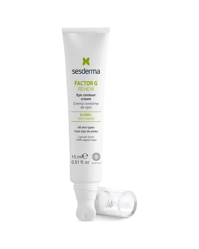 Envase de Factor G Renew Contorno de ojos sobre fondo blanco