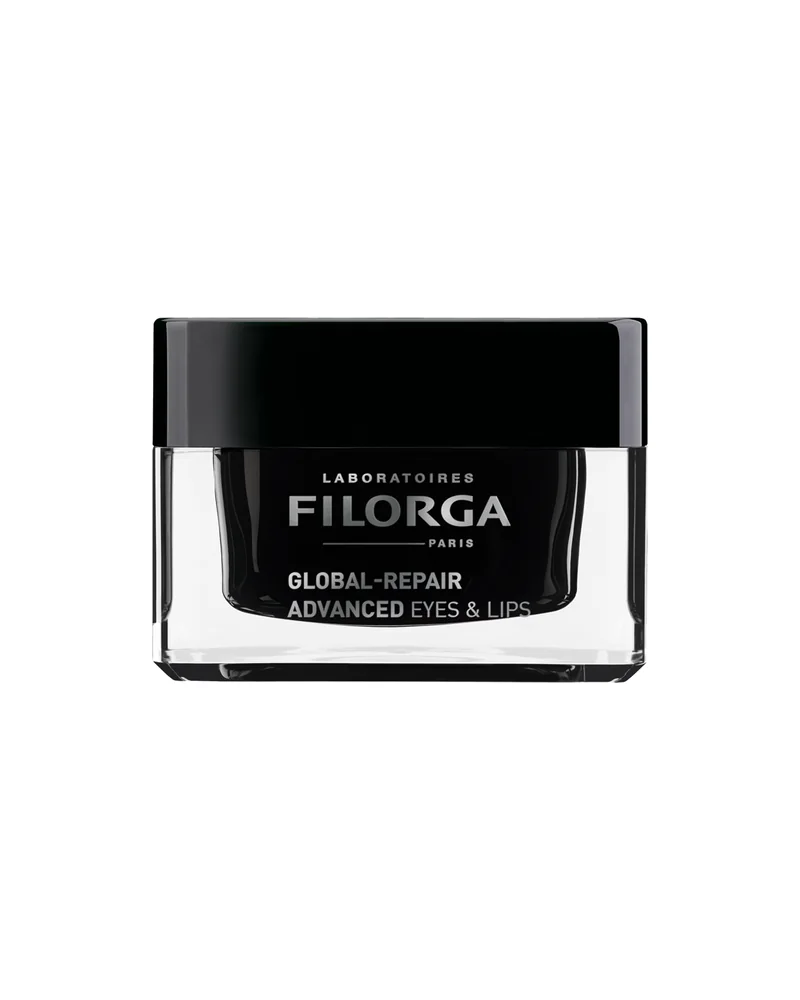Tarro de Global-Repair Advanced Eyes & Lips sobre fondo blanco