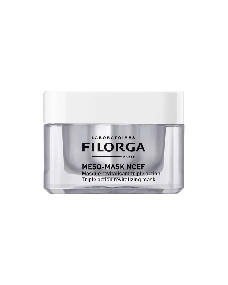 Tarro de Meso-Mask NCEF sobre fondo blanco