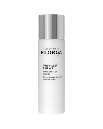 Frasco de Time-Filler Essence sobre fondo blanco