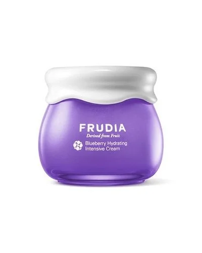 Tarro de Blueberry Hydrating Intensive Cream sobre fondo blanco