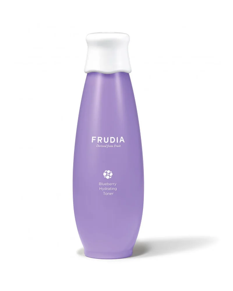 Frasco de Blueberry Hydrating Toner sobre fondo blanco
