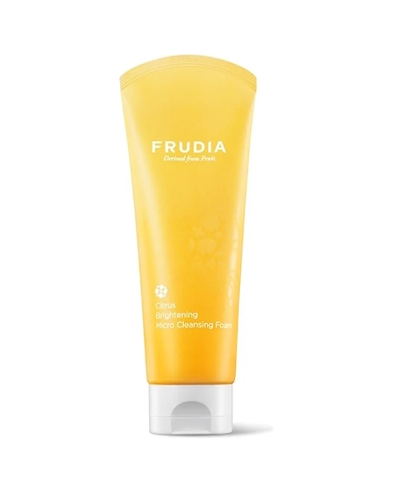 Tubo de Citrus Brightening Micro Cleansing Foam sobre fondo blanco