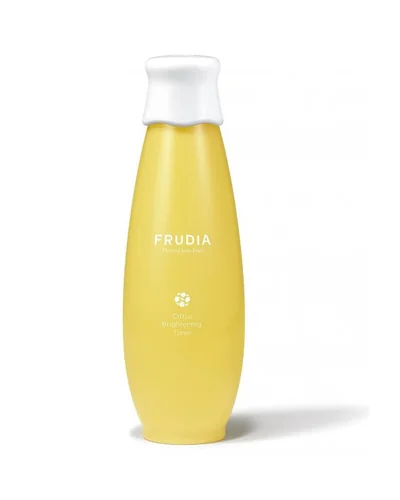 Frasco de Citrus Brightening Toner sobre fondo blanco