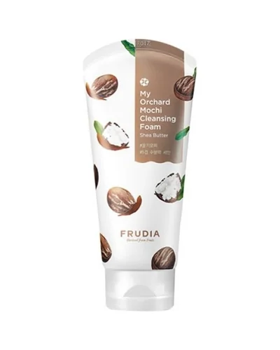 Tubo de My Orchard Shea Butter Mochi Cleansing Foam sobre fondo blanco