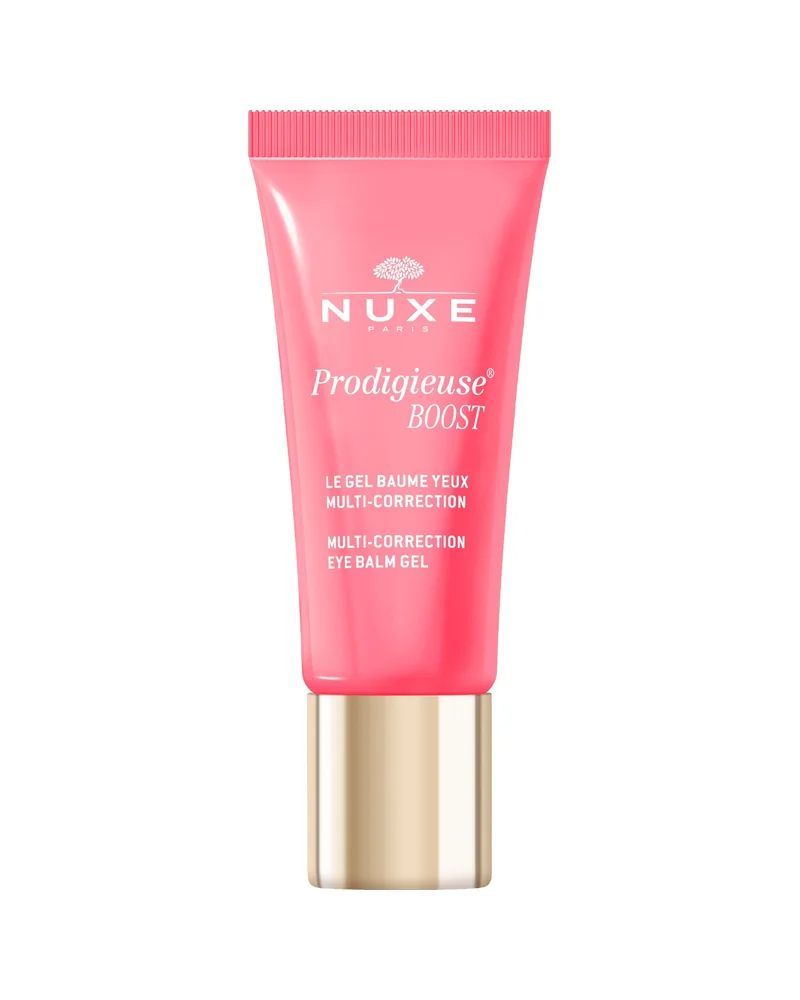 Envase de Gel-Bálsamo Multi-Corrección Ojos sobre fondo blanco