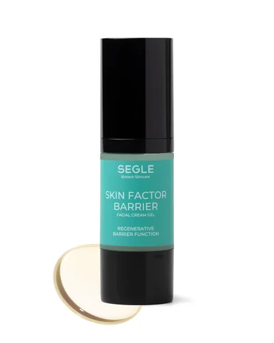 Envase de Gel Crema Skin Factor Barrier sobre fondo blanco