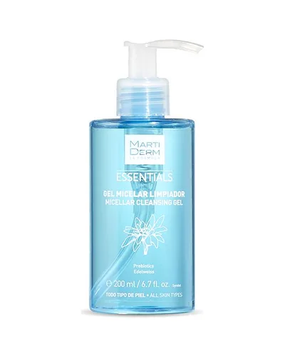 Envase de Gel Micelar Limpiador sobre fondo blanco