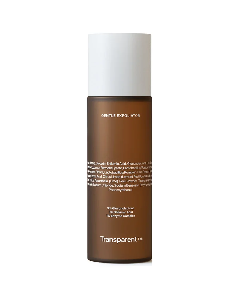 Envase de Gentle Exfoliator sobre fondo blanco