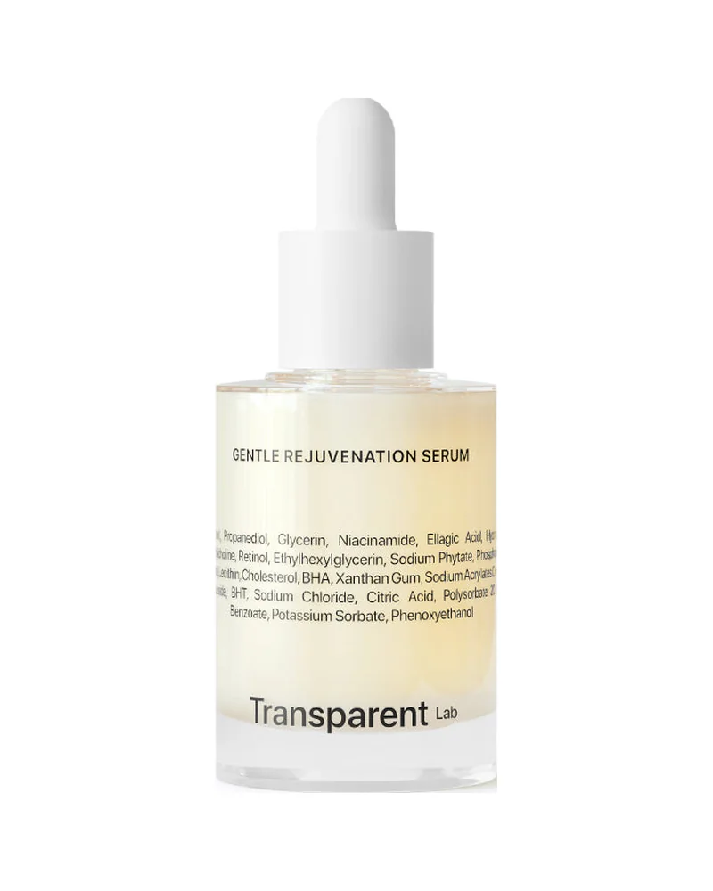 Envase de Gentle Rejuvenation Serum sobre fondo blanco