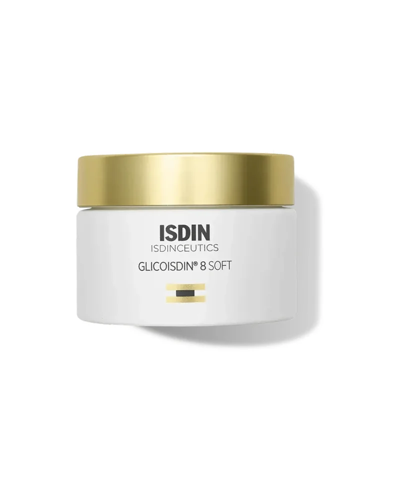 Envase de Glicoisdin 8 Soft sobre fondo blanco