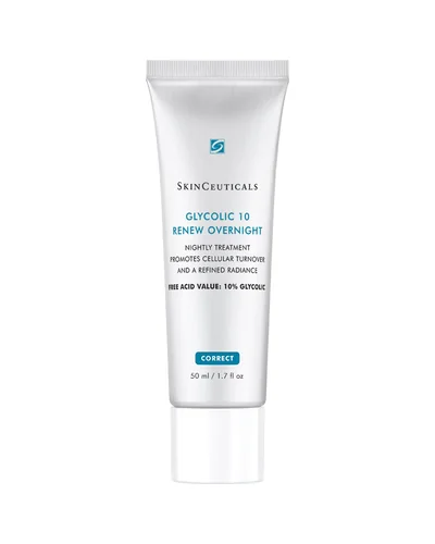 Envase de Glycolic 10 Renew Overnight sobre fondo blanco