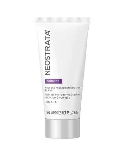 Envase de Glycolic Microdermabrasion Polish sobre fondo blanco