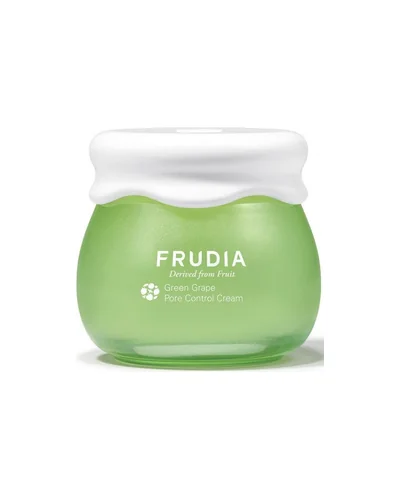 Tarro de Green Grape Pore Control Cream sobre fondo blanco