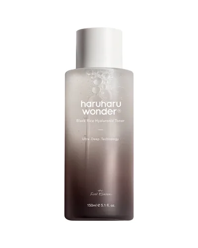 Envase de Black Rice Hyaluronic Toner sobre fondo blanco