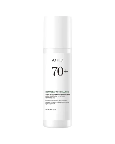 Envase de Heartleaf 70 Daily Lotion sobre fondo blanco