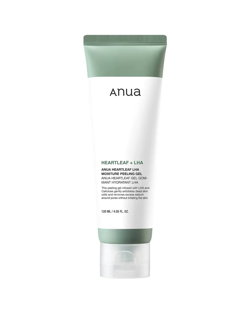 Envase de Heartleaf LHA Moisture Peeling Gel sobre fondo blanco