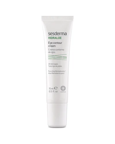 Envase de Hidraloe Contorno de ojos sobre fondo blanco