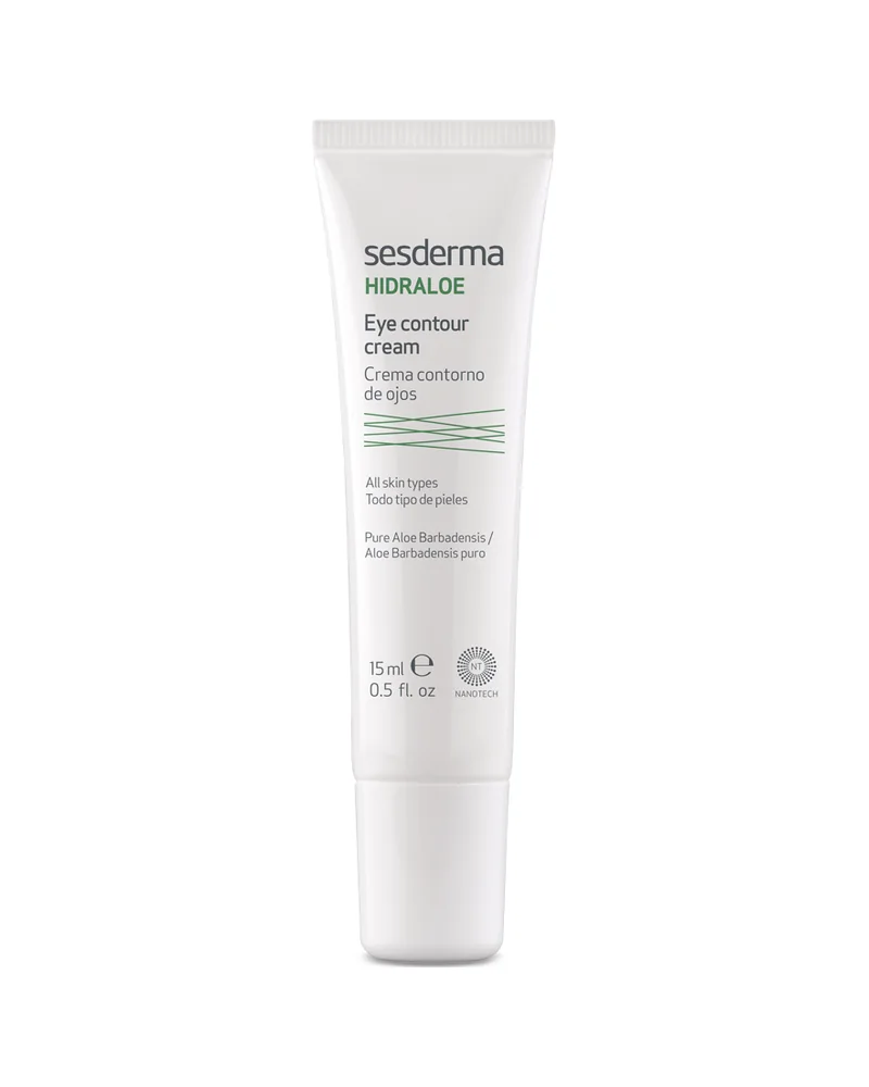 Envase de Hidraloe Contorno de ojos sobre fondo blanco