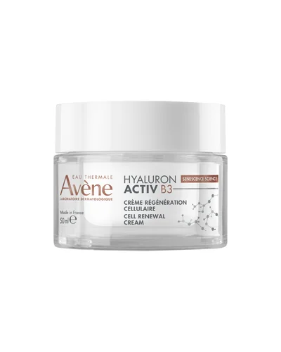 Envase de Hyaluron Activ B3 Crema sobre fondo blanco
