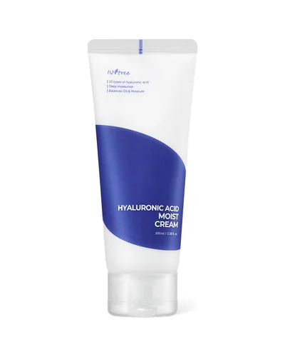 Tubo de Hyaluronic Acid Moist Cream sobre fondo blanco