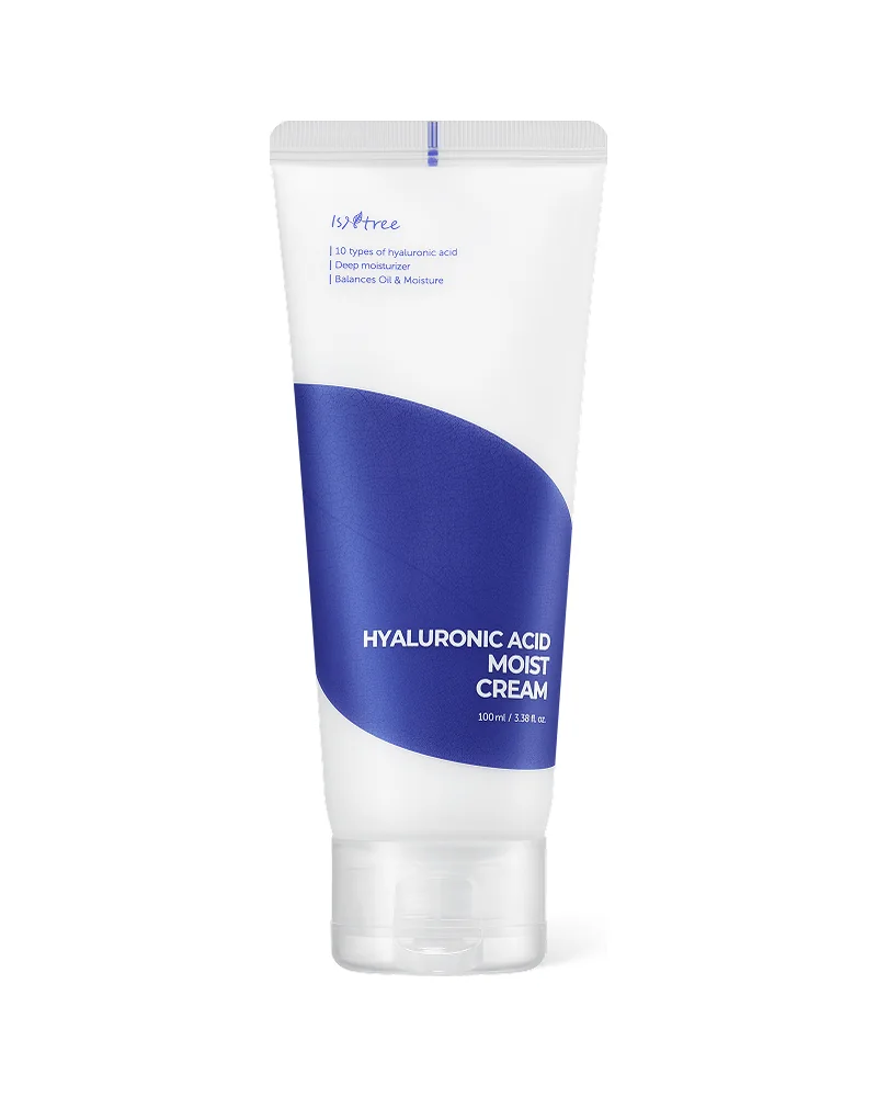 Tubo de Hyaluronic Acid Moist Cream sobre fondo blanco