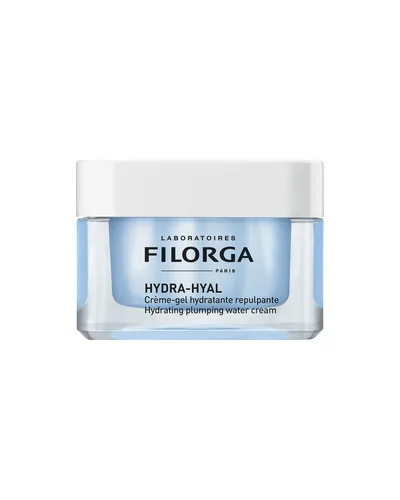 Envase de Hydra-Hyal Gel-Cream sobre fondo blanco