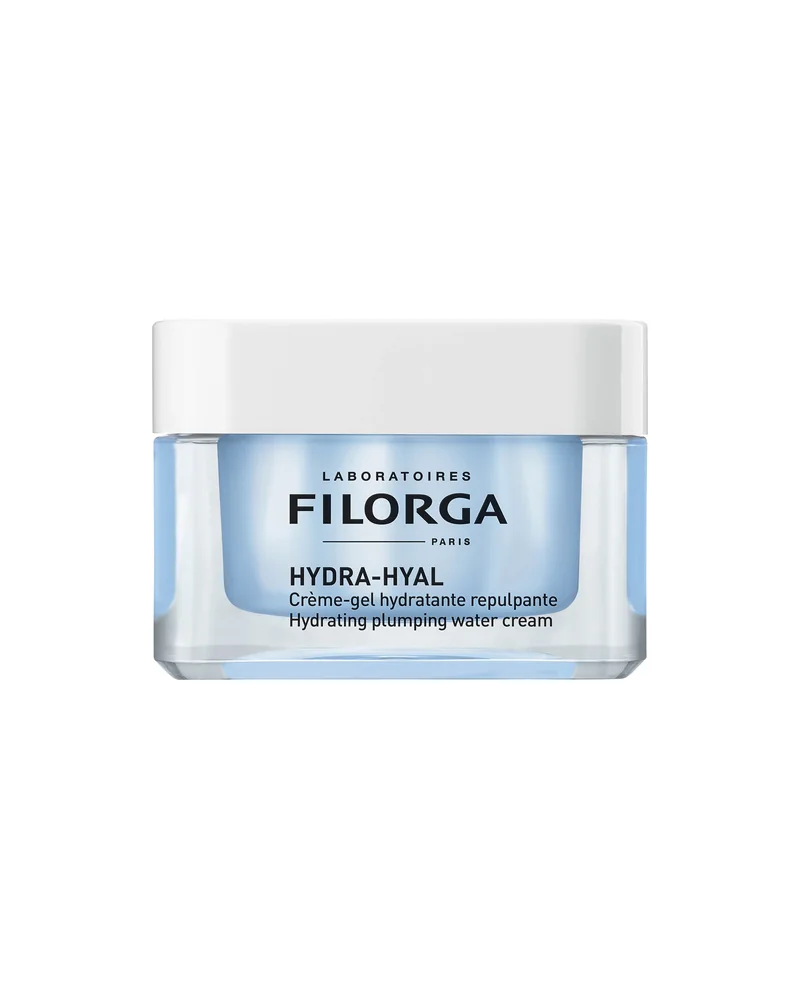 Envase de Hydra-Hyal Gel-Cream sobre fondo blanco