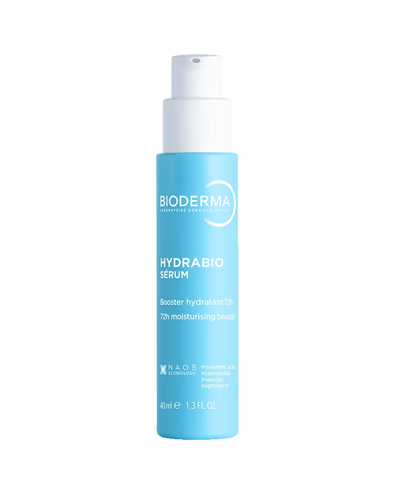 Envase de Hydrabio Sérum sobre fondo blanco