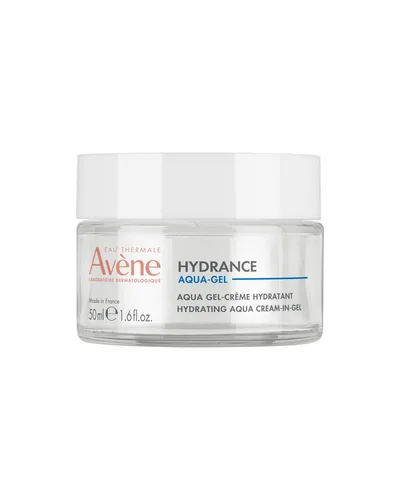 Envase de Hydrance Aqua-Gel sobre fondo blanco