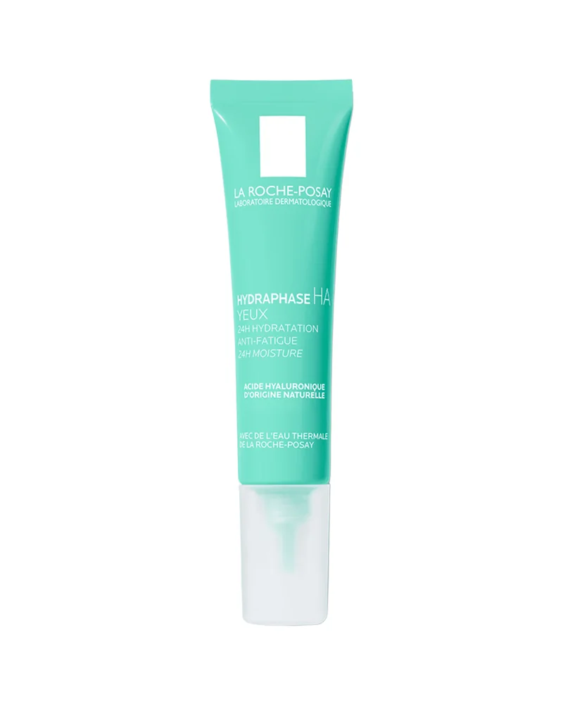 Envase de Hydraphase HA Ojos sobre fondo blanco
