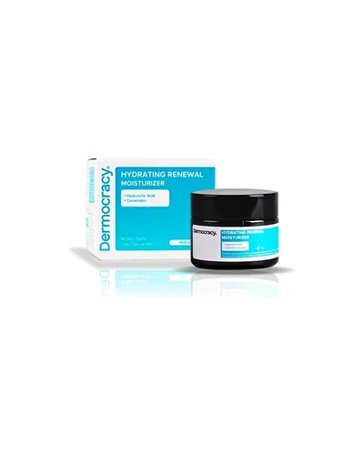 Tarro de Hydrating Renewal Moisturizer junto a su caja sobre fondo blanco